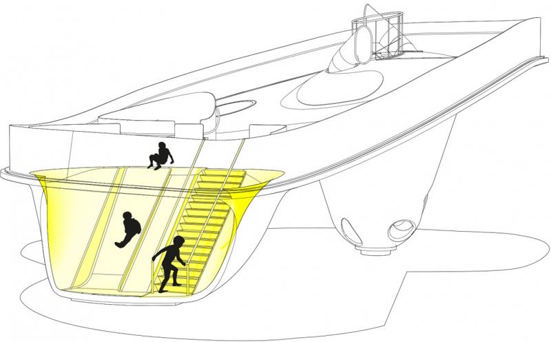 stainless-steel-discovery-slides-design-in-Changi-Jewel-Airport-Singapore 04